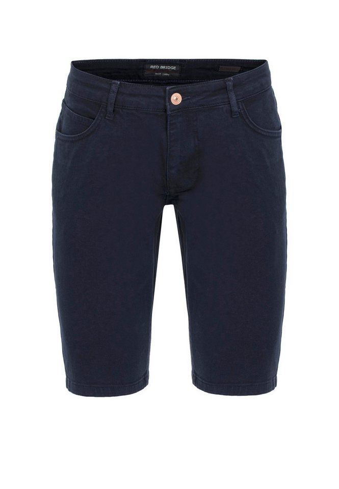 RedBridge Jeansshorts Red Bridge Herren Jeans Shorts Kurze Hose Denim Capri Basic von RedBridge