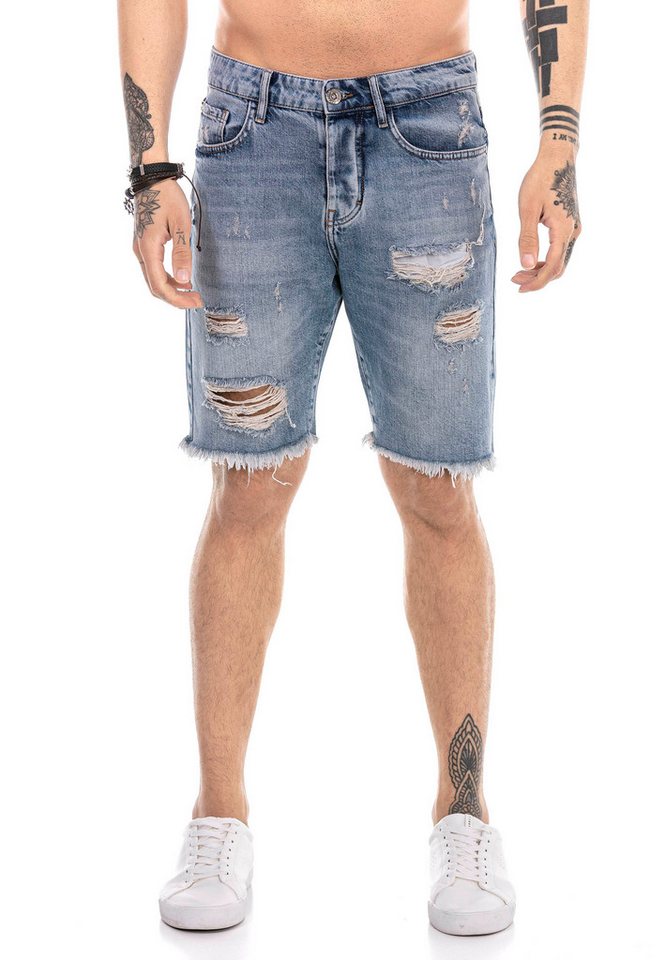 RedBridge Jeansshorts Red Bridge Herren Jeans Shorts Kurze Hose Denim Capri Distressed Effekte RedBridge Jeansshorts Red Bridge Herren Jeans Shorts Kurze Hose Denim Capri Distressed Effekte von RedBridge