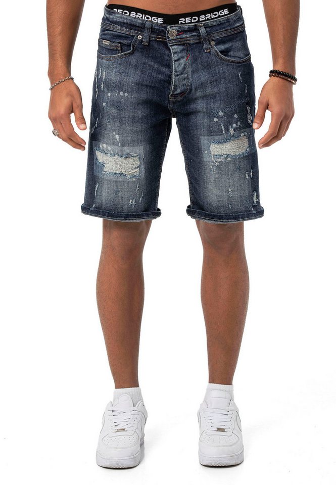 RedBridge Jeansshorts Red Bridge Herren Jeans Shorts Kurze Hose Denim Distressed Basic fetziger Look RedBridge Jeansshorts Red Bridge Herren Jeans Shorts Kurze Hose Denim Distressed Basic fetziger Look von RedBridge