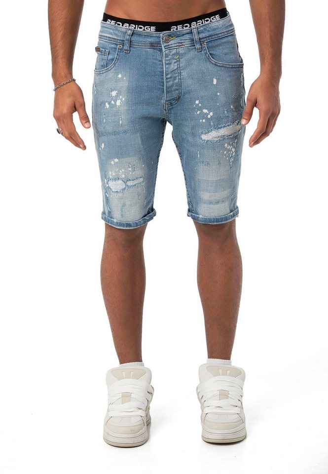 RedBridge Jeansshorts Red Bridge Herren Jeans Shorts Kurze Hose Denim fetziger Look RedBridge Jeansshorts Red Bridge Herren Jeans Shorts Kurze Hose Denim fetziger Look von RedBridge