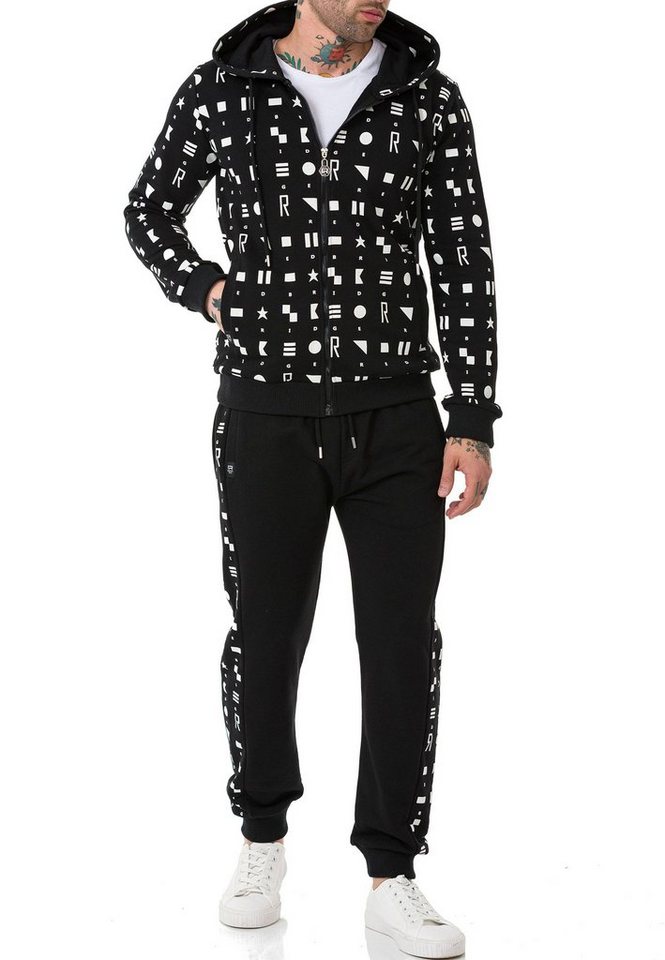 RedBridge Jogginganzug Red Bridge Herren Jogginganzug Set Kapuzenpullover & Hose (Set, 2-tlg) von RedBridge