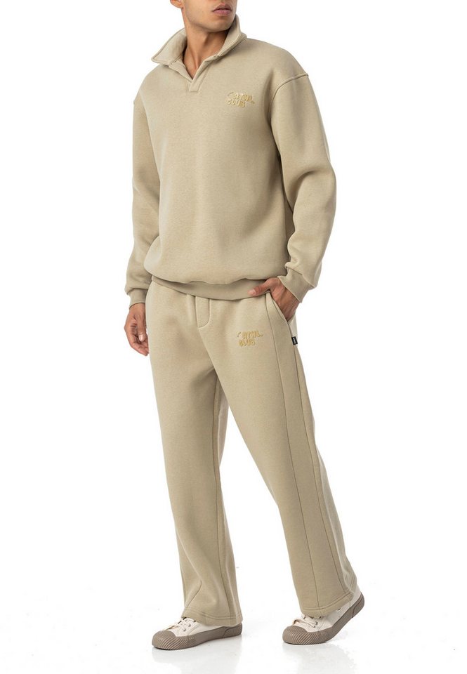RedBridge Jogginganzug - Lässiges Sweat-Set mit Polokragen – Zweiteiler, Oversized (Set, 2-tlg) von RedBridge