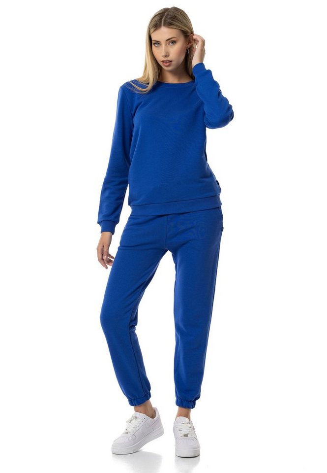 RedBridge Jogginganzug Sweatshirt mit Sweatpant Premium Basic (2-tlg), Premium Qualität von RedBridge