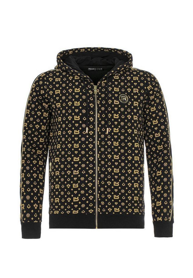 RedBridge Kapuzensweatjacke Sweat Kapuzenjacke Reißverschluss Allover Premium von RedBridge