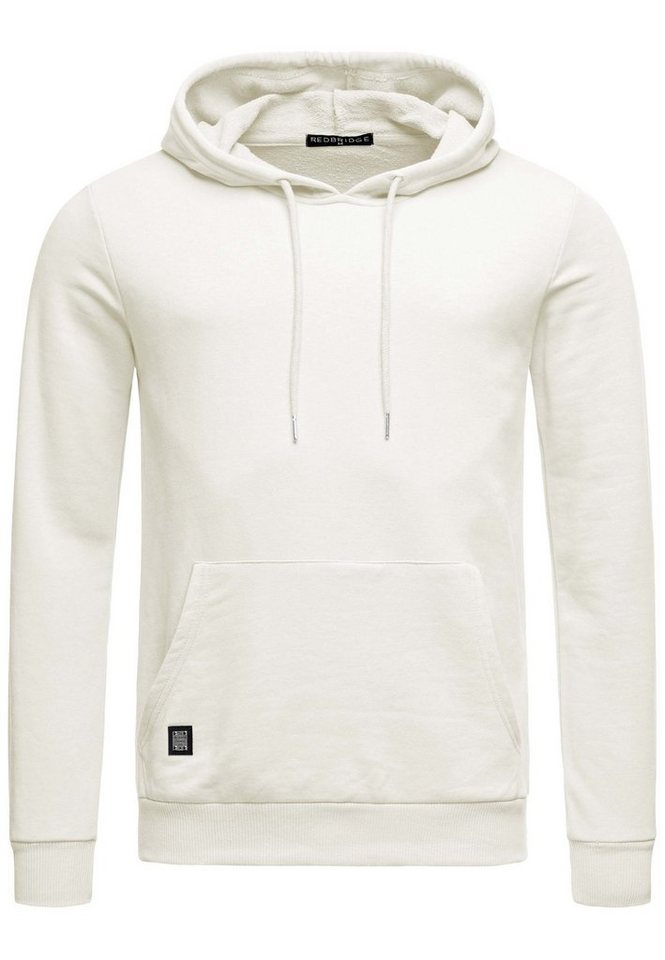 RedBridge Hoodie Red Bridge Herren Kapuzenpullover Hoodie Premium Basic Creme 4XL Premium Qualität von RedBridge