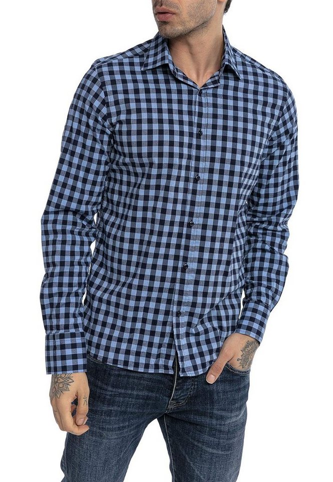 RedBridge Karohemd Casual Plaid Modern Fit Premium Qualität von RedBridge