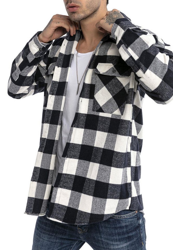 RedBridge Karohemd kariertes Holzfällerhemd im Vintage Look von RedBridge