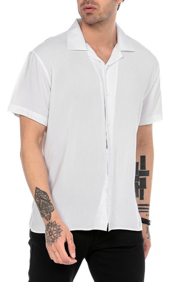 RedBridge Kurzarmhemd mit Reverskragen – luftiger Sommer-Look RedBridge Kurzarmhemd mit Reverskragen – luftiger Sommer-Look von RedBridge