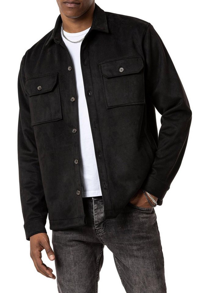 RedBridge Hemdjacke Wildleder-Look mit Brusttaschen Pflegeleicht von RedBridge