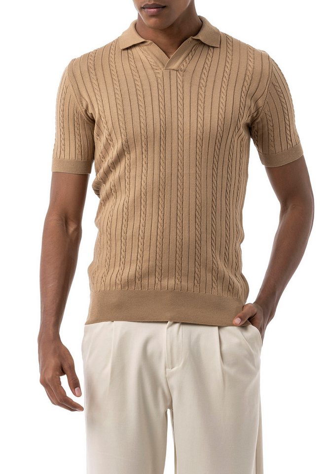 RedBridge Poloshirt by Tarz Cool - Strukturiert mit V-Ausschnitt von RedBridge