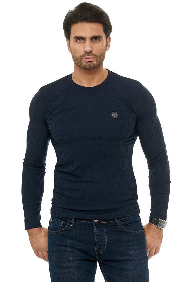 RedBridge Strickpullover Rancho Cucamonga mit schickem Logopatch von RedBridge