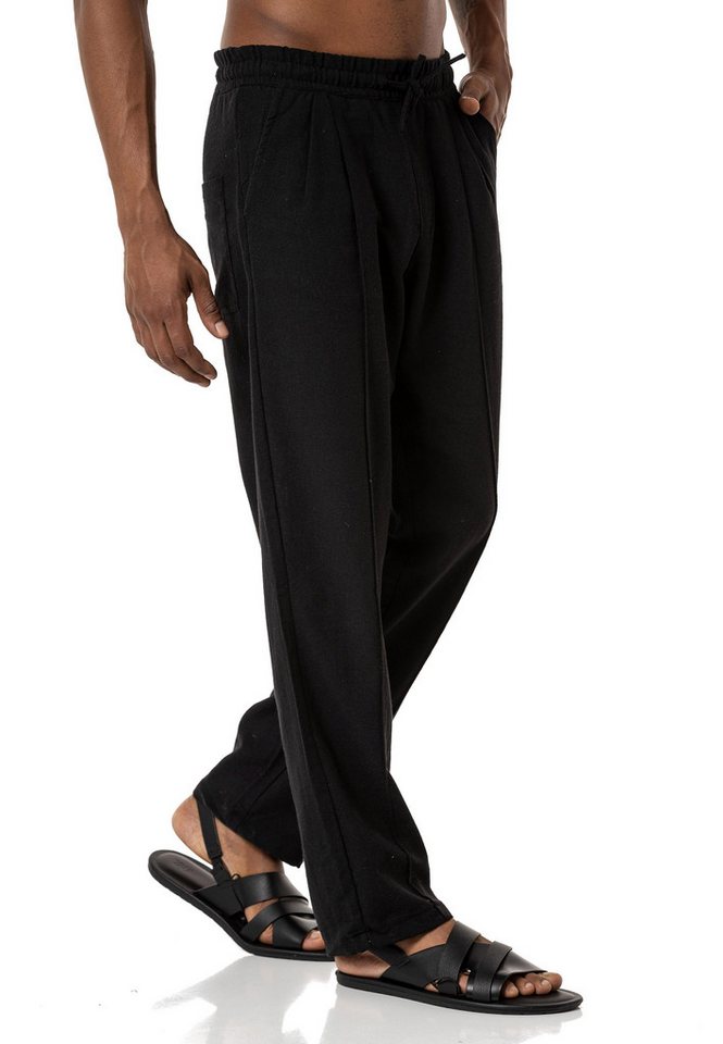 RedBridge Schlupfhose mit Bundfalten - Leinenhose mit elegantem Look von RedBridge