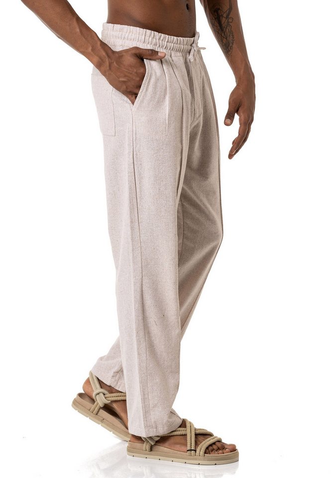 RedBridge Schlupfhose mit Bundfalten - Leinenhose mit elegantem Look von RedBridge