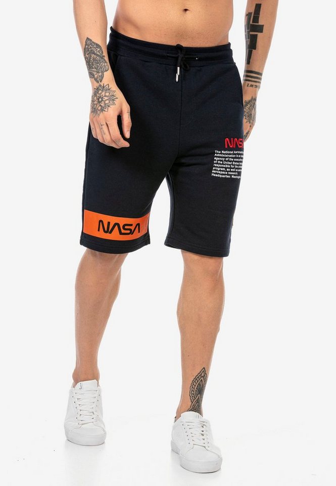 RedBridge Shorts Plano mit gesticktem NASA-Motiv von RedBridge