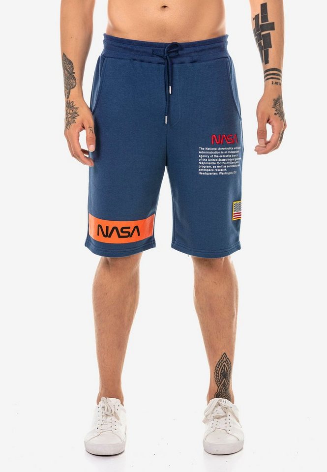 RedBridge Shorts Plano mit gesticktem NASA-Motiv von RedBridge