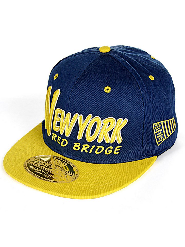 RedBridge Snapback Cap „New York“ – 3D-Stickerei, Verstellbar von RedBridge
