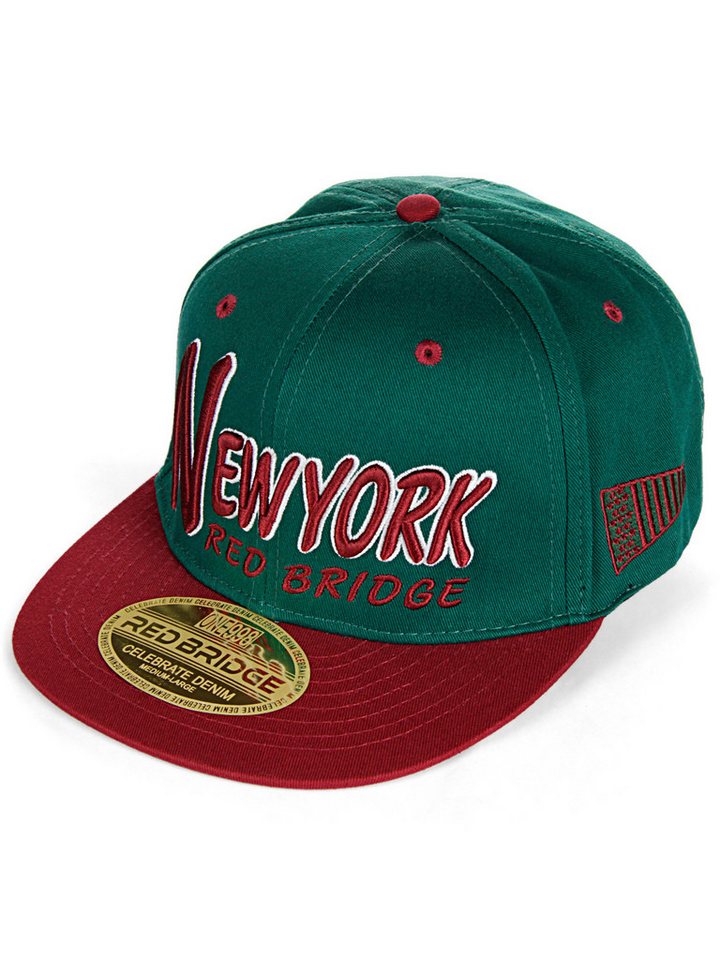 RedBridge Snapback Cap „New York“ – 3D-Stickerei, Verstellbar von RedBridge
