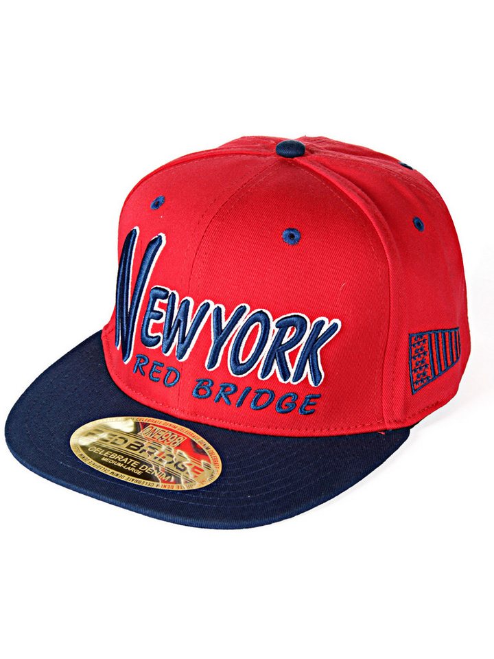 RedBridge Snapback Cap „New York“ – 3D-Stickerei, Verstellbar von RedBridge