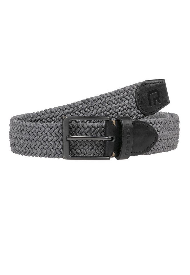 RedBridge Stoffgürtel Red Bridge Herren Gürtel Geflochten mit Leder Premium Qualität von RedBridge