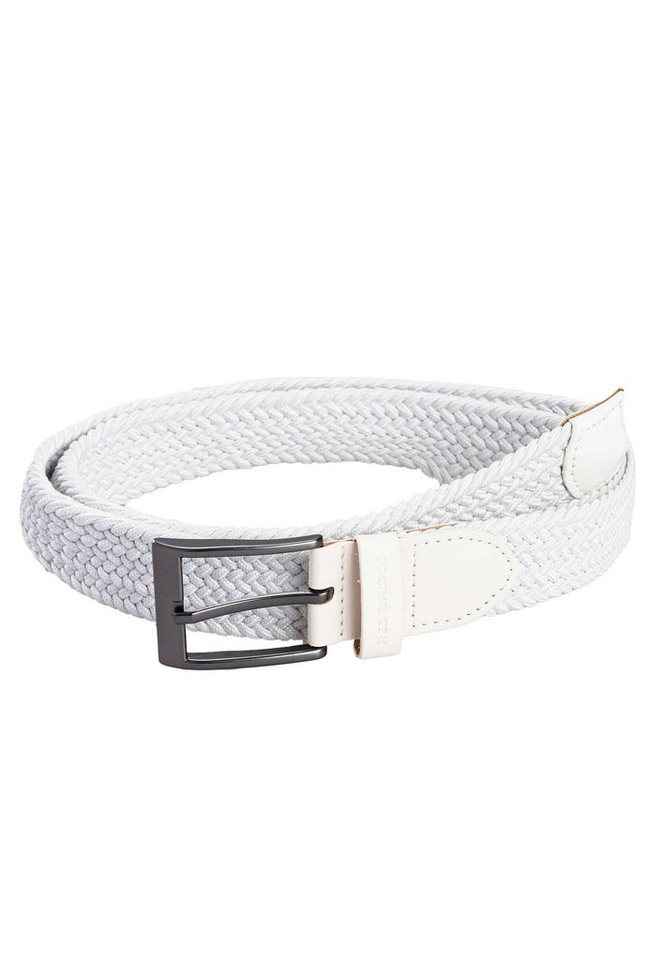 RedBridge Stoffgürtel mit Logoprägung elastischer Flechtgürtel Premium Qualität von RedBridge