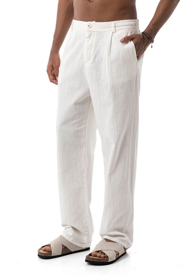RedBridge Stoffhose by Spruce - Sommerhose für Herren mit Knopfverschluss von RedBridge