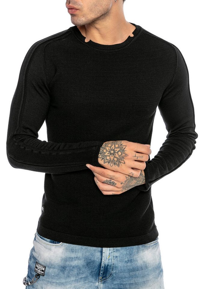 RedBridge Strickpullover mit strukturierter Optik – Komfort und Stil vereint Hochwertiger Feinstrick von RedBridge