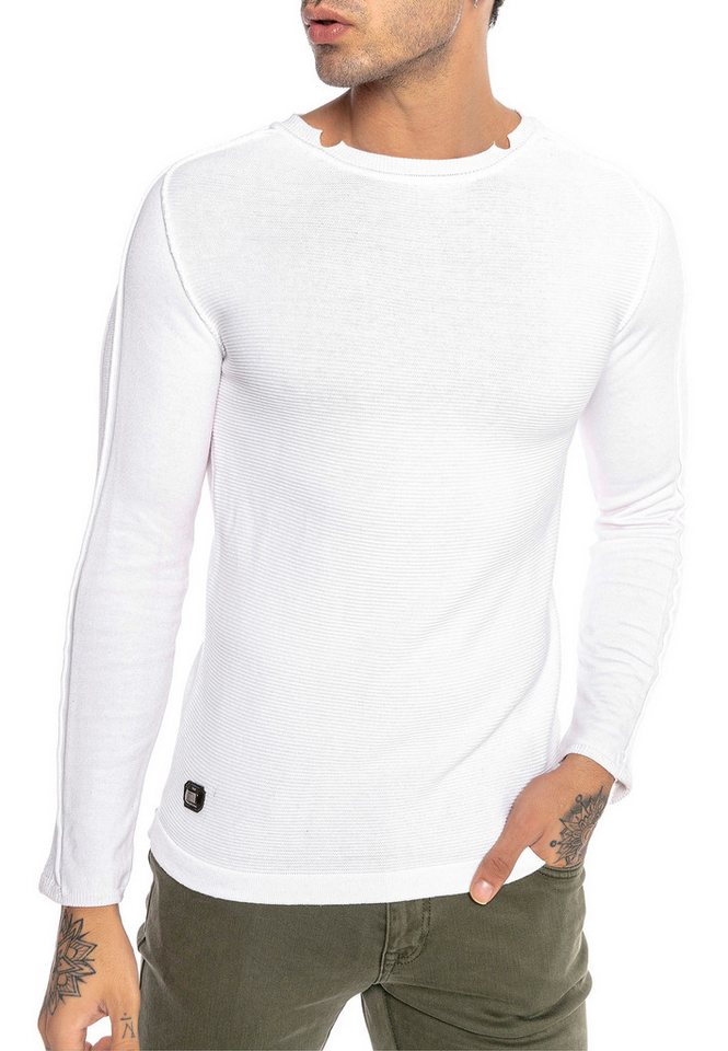RedBridge Strickpullover mit strukturierter Optik – Komfort und Stil vereint Hochwertiger Feinstrick von RedBridge