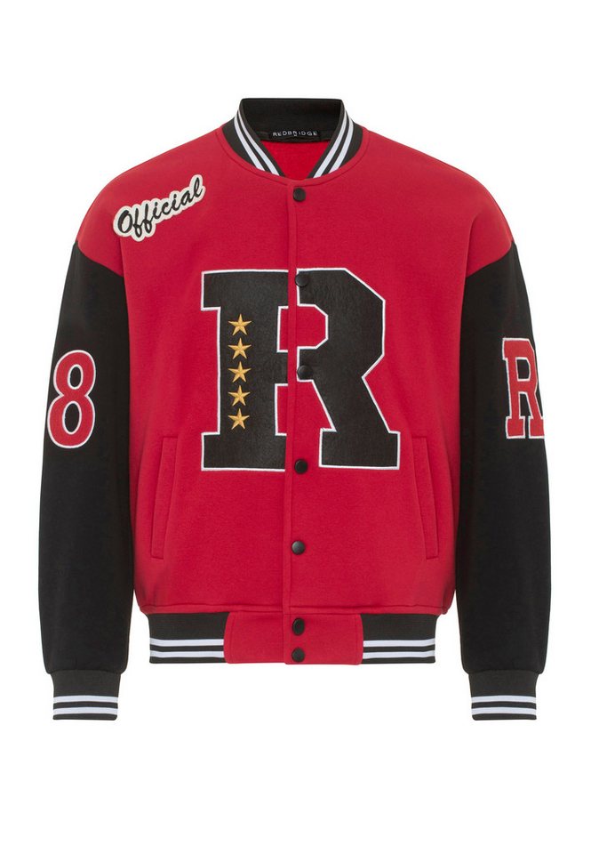 RedBridge Sweatshirt Red Bridge Herren Sweatjacke Collegejacke von RedBridge