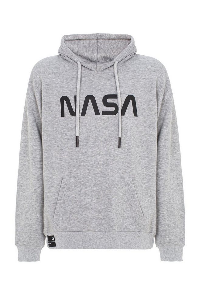 RedBridge Kapuzensweatshirt Red Bridge Herren Kapuzenpullover Hoodie Nasa Grau Melange M von RedBridge