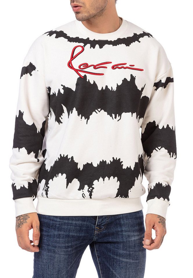 RedBridge Sweatshirt mit auffälligem Muster Streetwear Pullover RedBridge Sweatshirt mit auffälligem Muster Streetwear Pullover von RedBridge