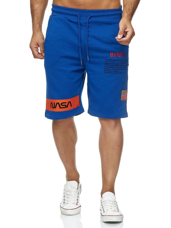 RedBridge Sweatshorts Red Bridge Herren Shorts Kurze Hose Sweat Pants Cooles Nasa Motiv, modernes Design von RedBridge
