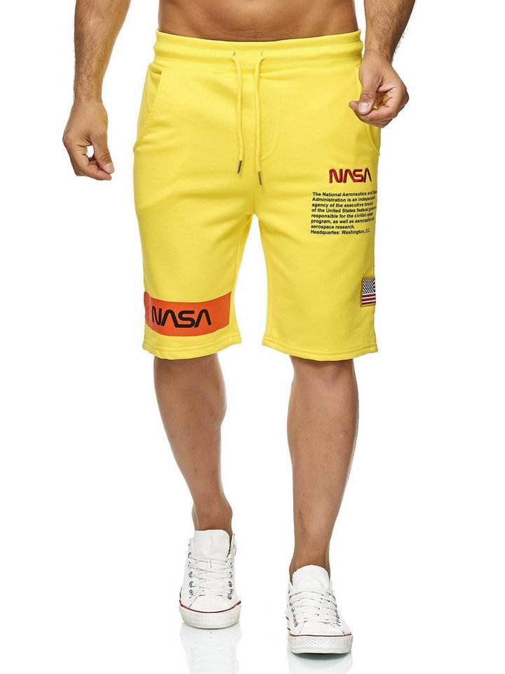 RedBridge Sweatshorts Red Bridge Herren Shorts Kurze Hose Sweat Pants Cooles Nasa Motiv, modernes Design von RedBridge