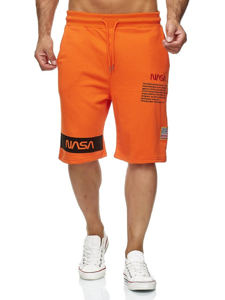 RedBridge Sweatshorts Red Bridge Herren Shorts Kurze Hose Sweat Pants Cooles Nasa Motiv, modernes Design von RedBridge