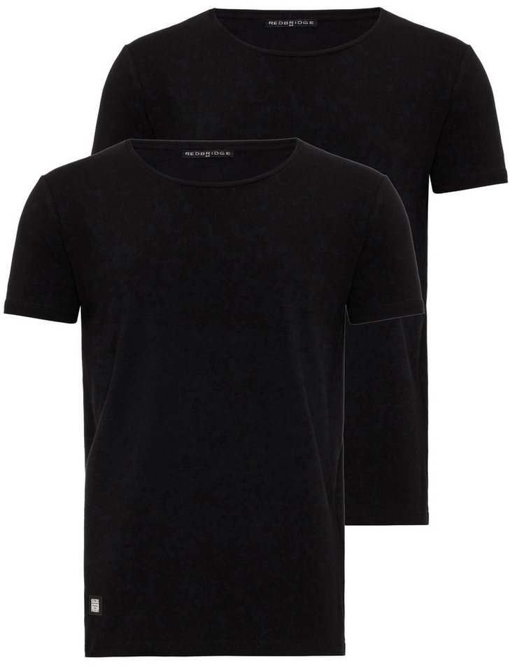 RedBridge T-Shirt 2er Pack Basic T-Shirts – Slim Fit, Rundhals RedBridge T-Shirt 2er Pack Basic T-Shirts – Slim Fit, Rundhals von RedBridge