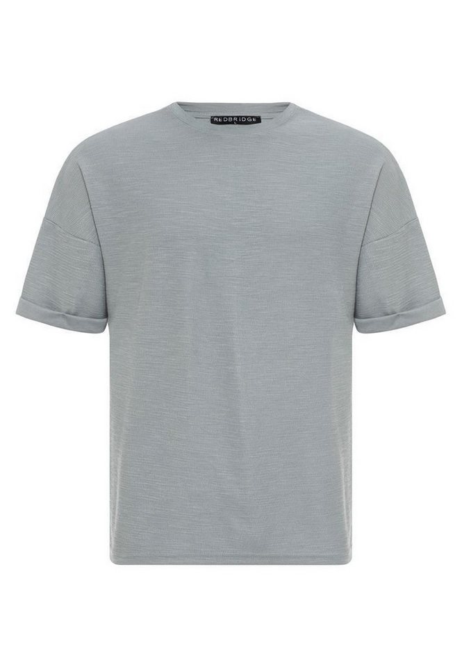 RedBridge T-Shirt Red Bridge Herren T-Shirt Basic Ziernaht von RedBridge
