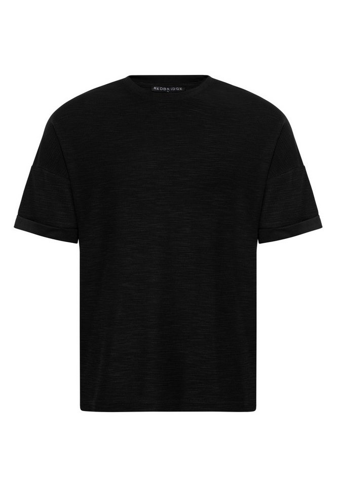 RedBridge T-Shirt Red Bridge Herren T-Shirt Basic Ziernaht von RedBridge