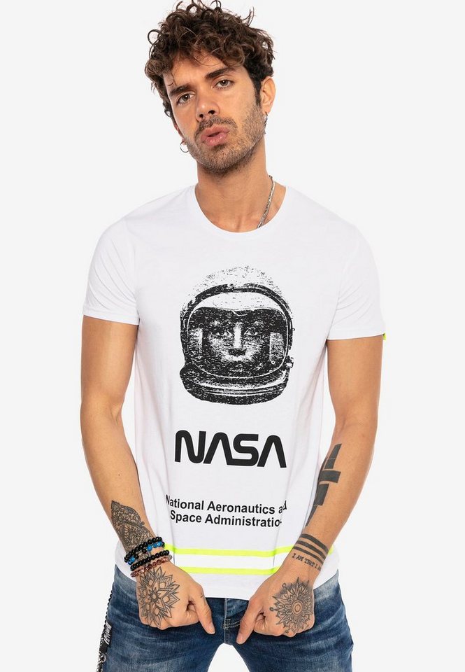 RedBridge T-Shirt Visalia mit modischem NASA-Print von RedBridge