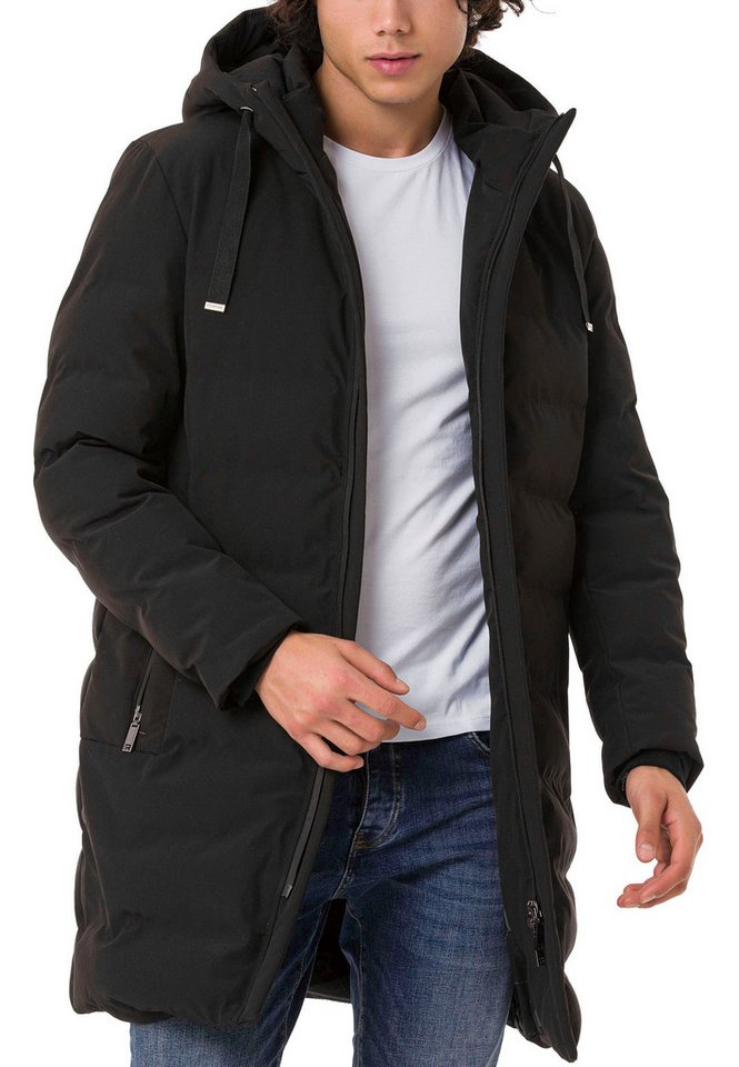 RedBridge Winterjacke mit verstellbarer Kapuze und wärmendem Innenfutter zusätzlicher Schutz durch verlängerten Schnitt von RedBridge