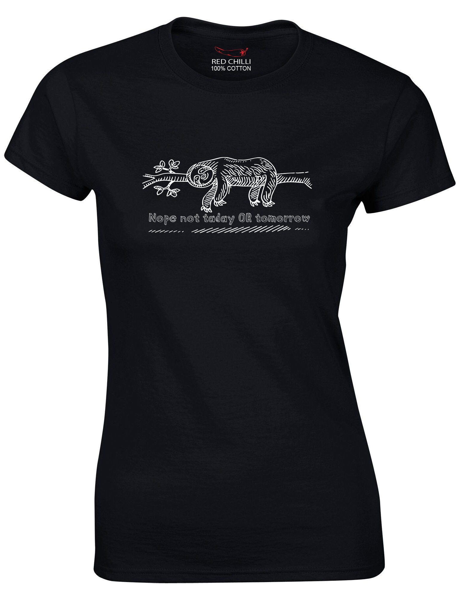 Faultier Damen T-Shirt Faultier Damen T-Shirt von RedChilliApparel
