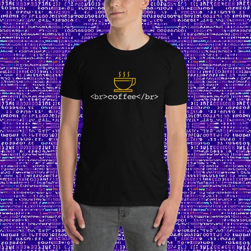 Kaffeepause | Html-Codierung Geek T-Shirt von RedCowTees