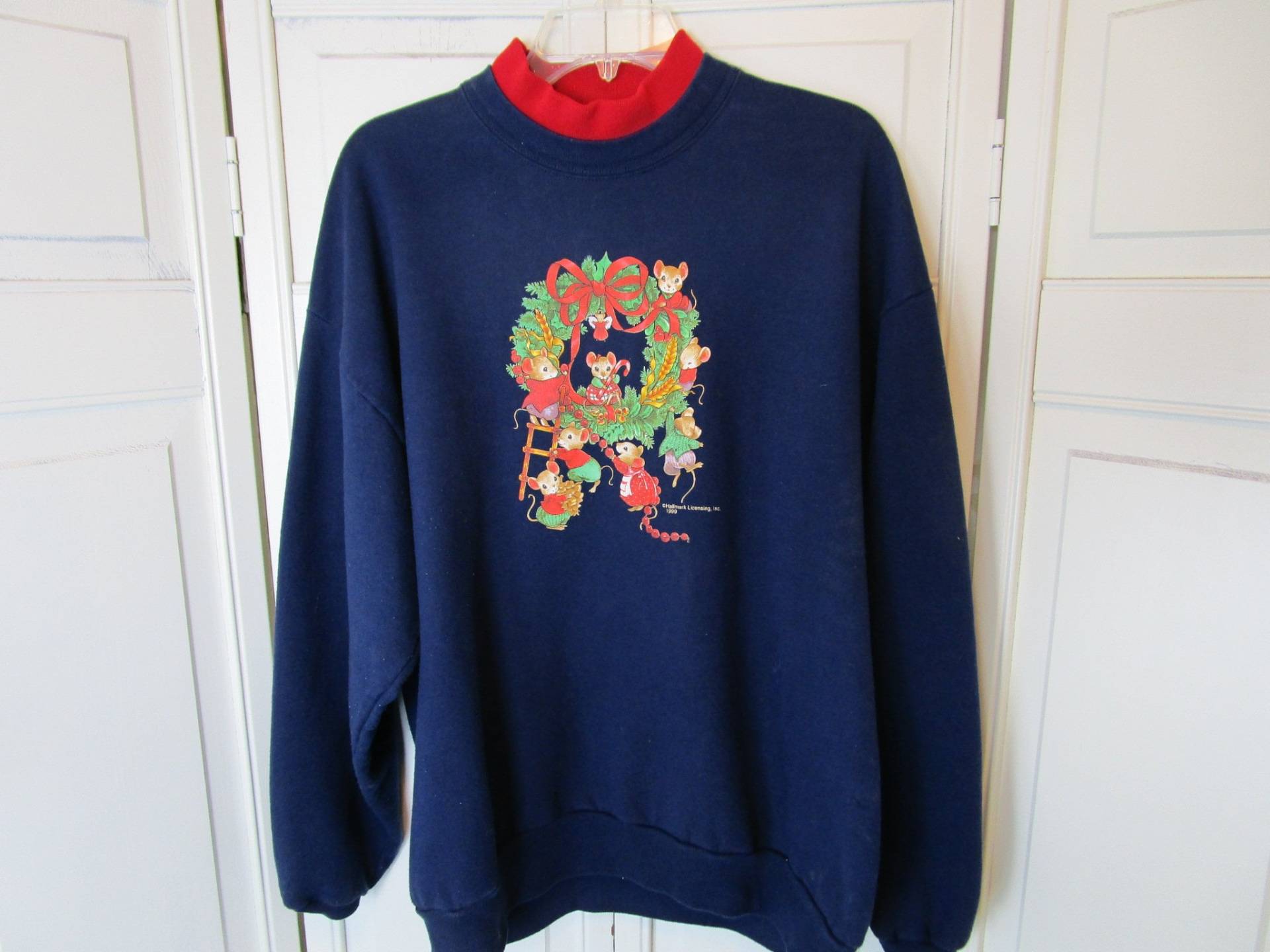 Frau Weihnachten Sweatshirt Markenzeichen Design Kollektion 1999 Größe Xl Frau Weihnachten Sweatshirt Markenzeichen Design Kollektion 1999 Größe Xl von RedDoorCollections