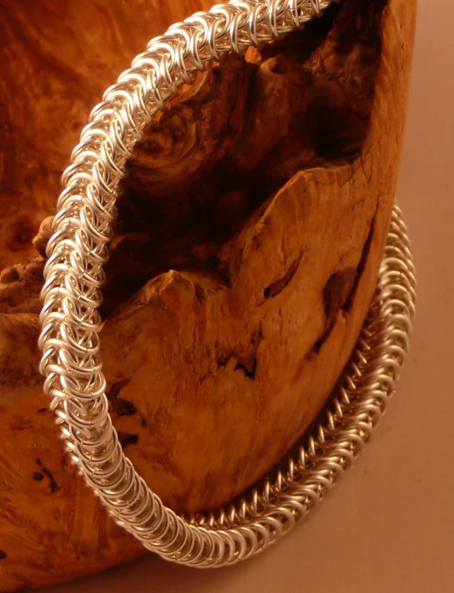 Königin-Maille - Maille Kette in Sterling Silber Königin-Maille - Maille Kette in Sterling Silber von RedEarthStudios