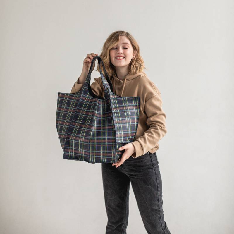 Leder Hobo Bag Double Face Design, Großes Fach von RedFoxNose