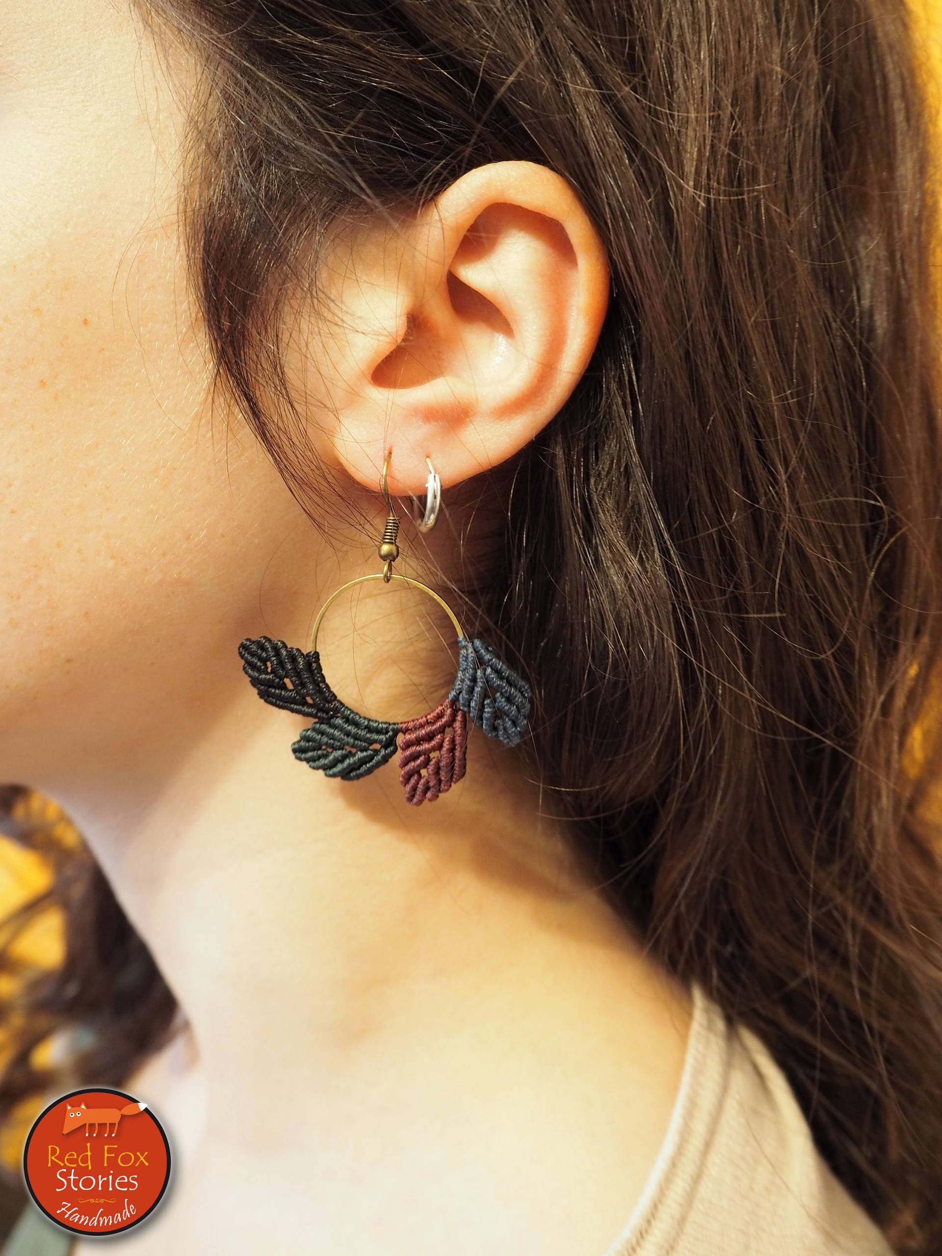 Calen | Makramee Ohrringe, Schmuck, Elfen Boho Ohrringe Calen | Makramee Ohrringe, Schmuck, Elfen Boho Ohrringe von RedFoxStories