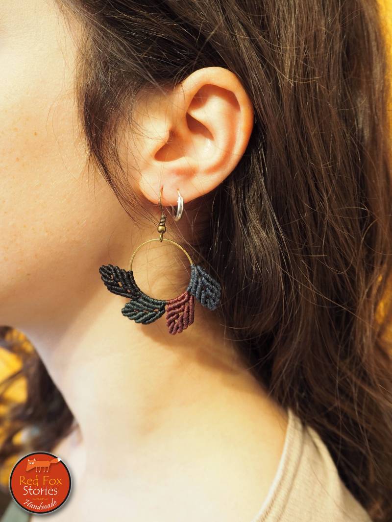 Calen | Makramee Ohrringe, Schmuck, Elfen Boho Ohrringe Calen | Makramee Ohrringe, Schmuck, Elfen Boho Ohrringe von RedFoxStories