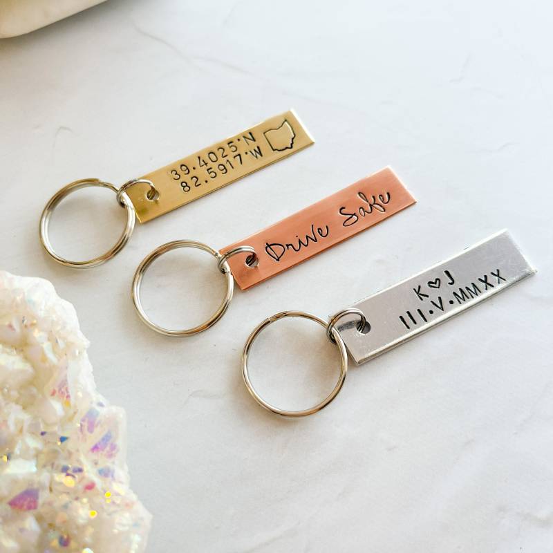 Personalisierter Schlüsselanhänger Personalisierter Schlüsselanhänger von RedGiraffeDesigns