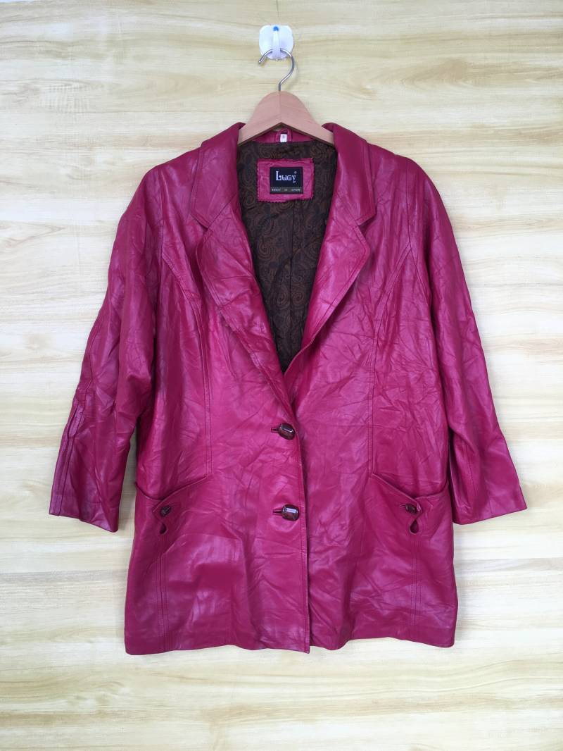 Seltene Vintage Lucy Polyester Made in France Jacke von RedLandVtg