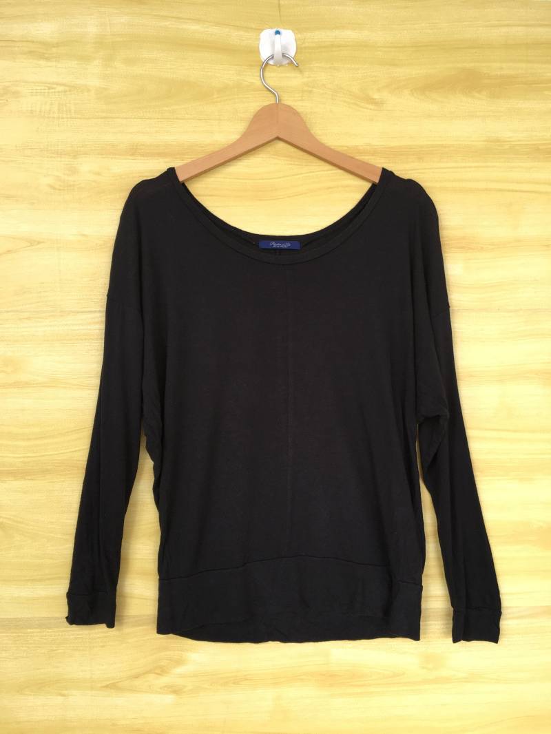 Seltenes Vintage United Arrows Dehnbares Langarm-T-Shirt/Größe L von RedLandVtg