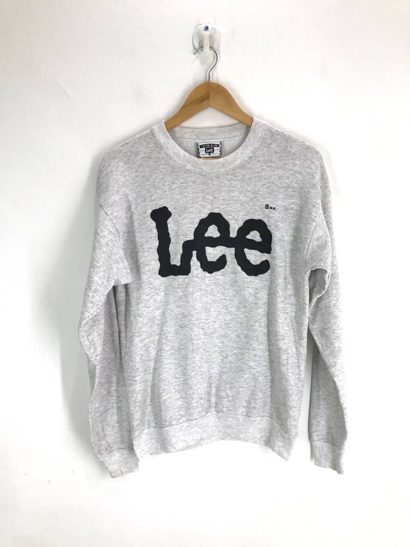 Vintage Lee Spell Out Sweatshirt Hip-Hop-Swag Streetwear Rap Mittlere Größe von RedLandVtg
