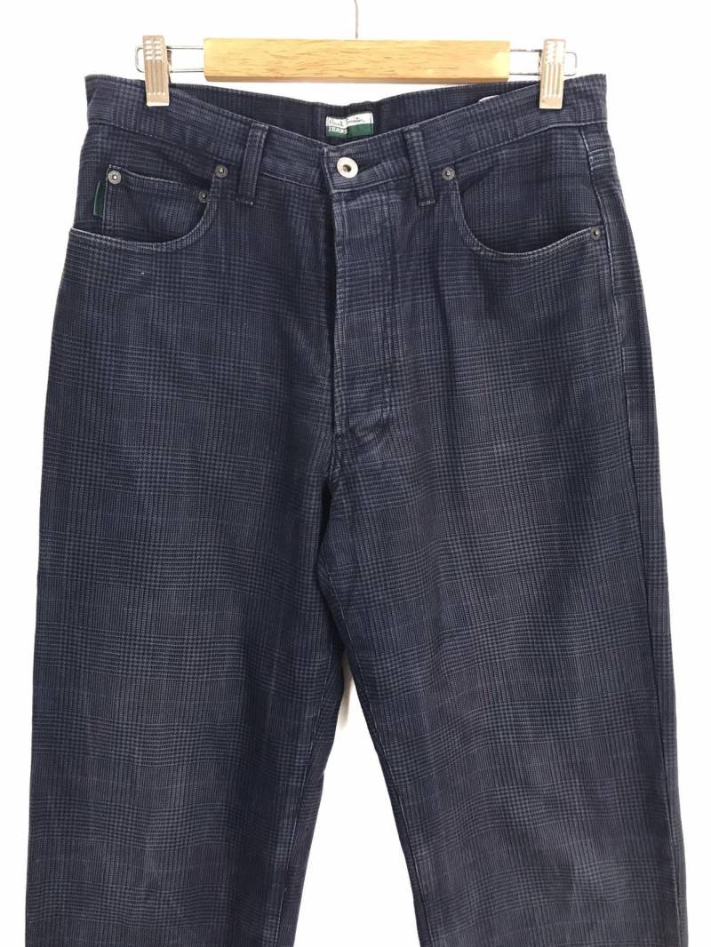W30x30 Seltene Vintage Paul Smith Karo Karierte Made in Japan Denim Jeans Taille 30 von RedLandVtg